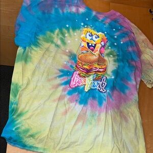 Lisa Frank x Spongebob Squarepants Tie-Dye T-shirt